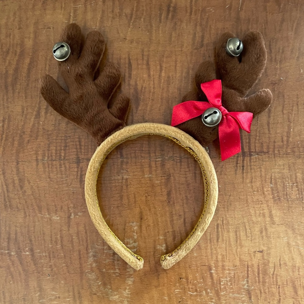 Jingle Bells Reindeer Antlers Headband